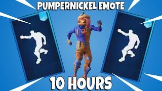 FORTNITE PUMPERNICKEL EMOTE 10 HOURS with NEW DURRBURGER SKIN [upl. by Haze237]