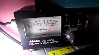 Matching antena menggunakan power amp swr meter maldol hs260s swr maldol hs260s antena [upl. by Ahselrac]