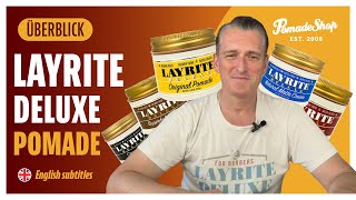 LAYRITE DELUXE Pomade  German  English subtitles [upl. by Jacques603]