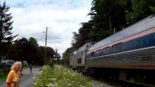 READ DESCRIPTION Duo Of Teenagers Force Amtrak 55 Into Emergency At Amherst MA [upl. by Llyrpa]