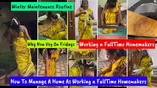 Housework MotivationHw 2 Be Consistent in Pujaschool Brkfst lunchY NonVeg On FriPongal Packing [upl. by Friday995]