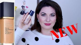 ESTEE LAUDER FUTURIST AQUA BRILLIANCE MAKEUP FOUNDATION REVIEW 2 DAYS WEAR TEST [upl. by Brenza]