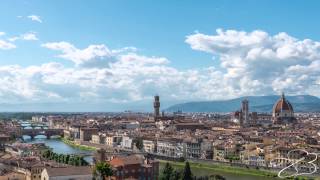 Florence view from Piazzale Michelangelo 4K [upl. by Deach]