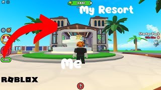 I made my own Resort in Roblox  Resort Tycoon 2 [upl. by Acirfa]