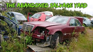 The Abandoned Car Salvage Yard Car Breakers Graveyard Scrapyard [upl. by Haram172]