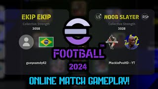 eFOOTBALL PES 2024 IS LIVE 😁 FIRST ONLINE GAMEPLAY IMPRESSION  ULTRA 4K 🔥 [upl. by Gnap]