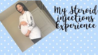 PREGNANT WITH TWINS MY STEROID INJECTION EXPERIENCE  STEROID SHOTS FOR BABIES LUNGS [upl. by Kokoruda]