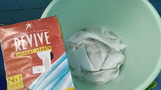 Revive instant starch  how to starch clothes  How to use revive instant starch [upl. by Dalston]