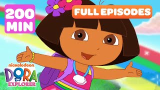 Dora FULL EPISODES Marathon ➡️  7 Full Episodes  200 Minutes  Dora the Explorer [upl. by Yehudit]