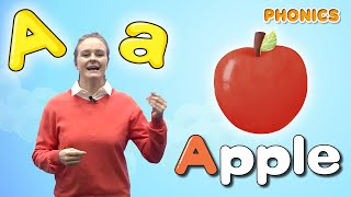 Phonics Step 1  Alphabet  Lesson 1 Aa Bb  4 Step Phonics [upl. by Isador]