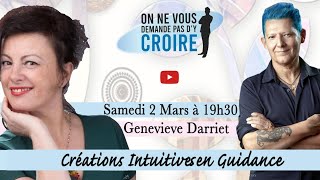 GENEVIEVE DARRIET  Créations Intuitives en Guidance [upl. by Nassi]