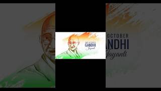 Happy Gandhi jayanti Bande Mataram bande tha dam shorts status viral love [upl. by Einra819]