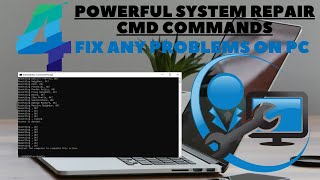 4 powerful system repair cmd commands fix any problem on your computer [upl. by Idissac762]