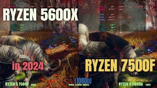 Ryzen 5600x vs Ryzen 7500f in 2024 [upl. by Dorcus]