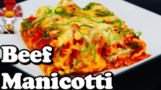 Homemade Manicotti Recipe by MIND BLOWN CHEF 🤯 [upl. by Sammons]