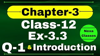 Class 12 Ex 33 Q1 Math  Matrices Introduction  Q1 Ex 33 Class 12 Math  Ex 33 Q1 Class 12 Math [upl. by Audry394]