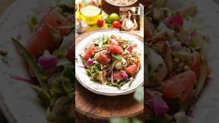 Watermelon sprout salad  weight loss recipe  healthy  Easy Salad Recipe saladrecipe [upl. by Joon]