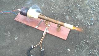 My first Thermojet Valveless Pulse Jet Engine fully homemadeDIY [upl. by Otreblanauj849]