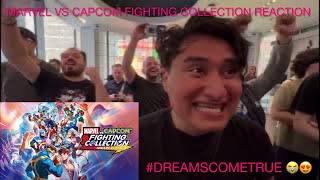 Marvel vs Capcom Fighting Collection Reaction at Nintendo NY LOUD VOLUME WARNING DreamsComeTrue 😭😍😱 [upl. by Sessilu64]