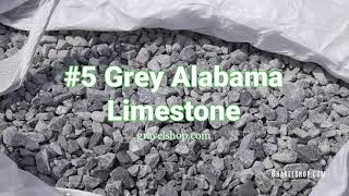 Gravelshopcom  5 Grey Alabama Limestone [upl. by Asi604]