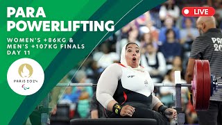 Para Powerlifting  Womens 86kg amp Mens  107kg Finals  Day 11 [upl. by Ron418]