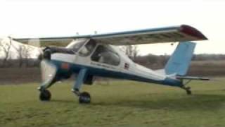 PZL Wilga Aircraft Airplane Extreme STOL Landing [upl. by Cherise635]