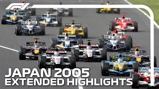 Extended Race Highlights  2005 Japanese Grand Prix [upl. by Kohcztiy]