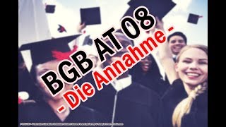 Die Annahme und die §§ 145 ff BGB  BGB AT 08 [upl. by Vi733]