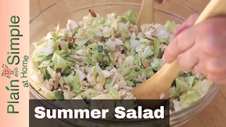 Summer Cabbage Salad [upl. by Jerrome]