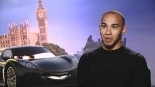 Cars 2 interview with Lewis Hamilton [upl. by Esialb934]