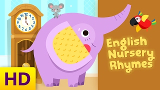 Songs for Kids with Lyrics  English Nursery Rhymes Compilation  Hickory Dickory Dock [upl. by Alathia]