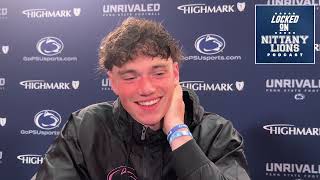 FULL Drew Allar postgame press conference  Penn State vs Illinois 2024 [upl. by Aikrehs160]