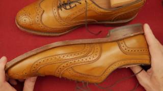 McAllister Wingtip Shoes One Year Update  Allen Edmonds [upl. by Mychal]