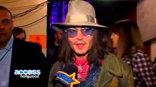 johnnytimcom Johnny Depp wins Best Actor Nick Kids Choice Awards backstage video added [upl. by Souza]