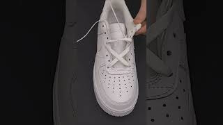 Shoe lacing tutorial quotStarquot A cool way to lace up sneakers [upl. by Carpet212]