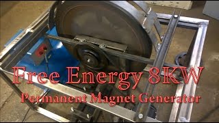 Generator PMG Perpetuum Mobile Free Energy 8KW Test1 [upl. by Melburn28]