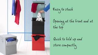 Brabantia Stackable Laundry Box  Brabantia [upl. by Daughtry]