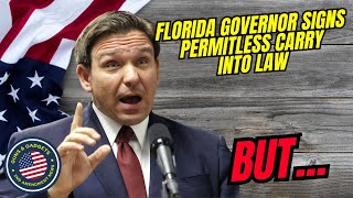 Florida Governor Signs Permitless Carry Into Law [upl. by Oswell]