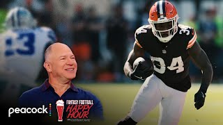 Browns Jerome Ford is a plug and play RB with upside  Fantasy Football Happy Hour  NFL on NBC [upl. by Esalb]