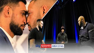 AMIR KHAN VS KELL BROOK  FULL WEIGHIN ⚖️🔥 [upl. by Eniahs]