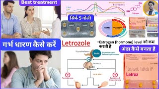 LETROZOLE TABLET 25MG USES IN HINDIDOSEगर्भधारण मैं यूज होने वाली दवाईयांबांझपन का इलाज़ [upl. by Henrietta]