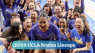 2024 UCLA Bruins Gymnastics Lineup Predictions [upl. by Hallimaj]