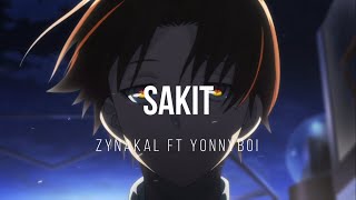 Nightcore  Sakit Zynakal ft Yonnyboi [upl. by Ahsrop239]