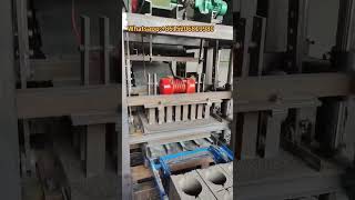 osino qt425 automatic vibrated cement concrete hollow block making machine for sale with low price [upl. by Yelrebmyk]