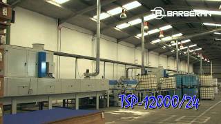 Lacquering line 2400 mm width [upl. by Iliak]