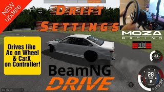 Ultimate Wheel Settings For Drifting in BeamNG  Thrustmaster and Direct Drive Settings [upl. by Warner]