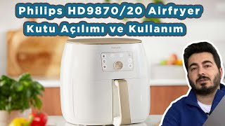 Philips HD987020 Airfryer XXL Smart Sensing Fritöz  Kutu Açılımı Kullanım ve Örnek Denemeler [upl. by Demmer497]