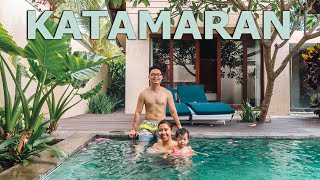 KATAMARAN RESORT PRIVATE POOL VILLA MEWAH DI LOMBOK Review Hotel Lombok [upl. by Dewain]