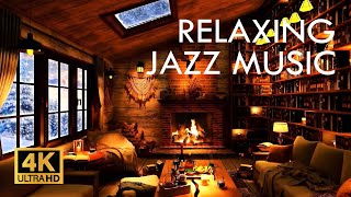 ☕Cozy Bookstore Cafe Relaxing Smooth Jazz Music for Studying Sleeping  Chill Music 📚 [upl. by Adnuhs]