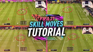 THE ONLY SKILL MOVES YOU NEED TO KNOW IN FIFA 21  MOST EFFECTIVE SKILLS TUTORIAL [upl. by Ide899]